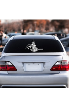 Osmanlı Tuğrası, Tuğra Etiket, Oto Sticker Osmanlı Tuğrası, Tuğra Etiket, Oto Sticker