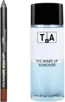 Tca Studio Make-Up Göz Makyaj Temizleyici 150 ML + Ultra Waterproof Eyeliner Dark Brown Tca Studio Make-Up Göz Makyaj Temizleyici 150 ML + Ultra Waterproof Eyeliner Dark Brown