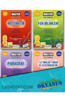 Okyanus 8. Sınıf LGS Master 4'lü Soru Bankası Seti Okyanus 8. Sınıf LGS Master 4'lü Soru Bankası Seti
