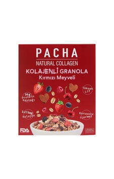 5 Adet Pacha Kırmızı Meyveli Kolajenli Granola 300 G