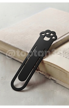 Siyah Pati Kitap Ayracı, Sevimli Kedi Pati Figürlü Ayraç, Kedi Severlere Hediyelik Kitap Ayracı - 10cm Siyah Pati Kitap Ayracı, Sevimli Kedi Pati Figürlü Ayraç, Kedi Severlere Hediyelik Kitap Ayracı - 10cm