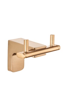 Tema 71023-5 Premium İkili Bornoz Askılık Bronz Tema 71023-5 Premium İkili Bornoz Askılık Bronz