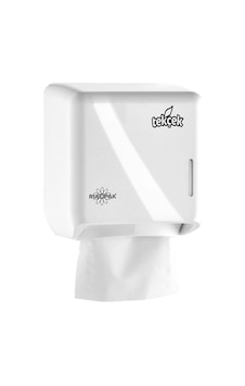 Rulopak Mini Tekçek Tuvalet Kağıdı Dispenseri - Beyaz Rulopak Mini Tekçek Tuvalet Kağıdı Dispenseri - Beyaz