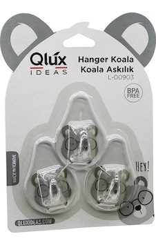 3pcs Koala Askı Şeffaf Askı Yapışkanlı Montaj 5311 Renkli 3pcs Koala Askı Şeffaf Askı Yapışkanlı Montaj 5311 Renkli