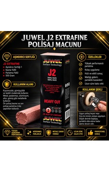 Juwel Extrafine Ve Süper Finiş Polisaj Cila Macunu - J2