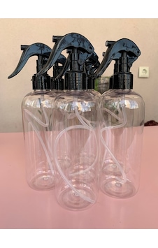 1 Adet Parfüm,kolonya,dezenfekten,ve Deterjan Için Boş Fısfıs Sprey Şişe 400 Ml Şeffaf 8 X 14 Cm Tek