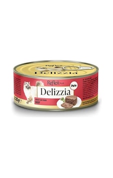 Reflex Plus Delizzia / Kıyılmış Dana Etli Yetişkin Kedi Maması 85g X 24 Adet Reflex Plus Delizzia / Kıyılmış Dana Etli Yetişkin Kedi Maması 85g X 24 Adet