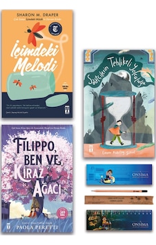 Genç Timaş Saatçilerin Tehlikeli Yolculuğu - Filippo Ben Ve Kiraz Ağacı - İçimdeki Melodi Set 3 Kitap Genç Timaş Saatçilerin Tehlikeli Yolculuğu - Filippo Ben Ve Kiraz Ağacı - İçimdeki Melodi Set 3 Kitap