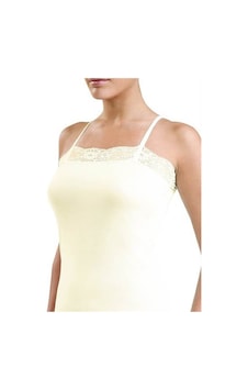 Blackspade 1347 Kadın %94 Modal Dantelli İnce Askılı Atlet Krem Blackspade 1347 Kadın %94 Modal Dantelli İnce Askılı Atlet Krem