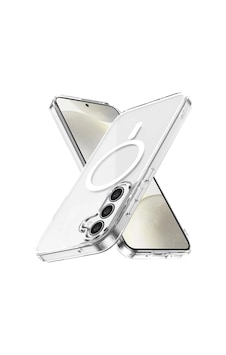 Jopus Samsung S25 Fe Uyumlu Sararmaz Şeffaf Magsafe Kılıf Kristal Sert Mika Slim Kılıf Js-345 standart