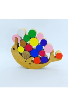 Moccotoys Masif Ahşap Montessori Yunus Denge Gökkuşağı