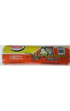 Ögem Büyük Boy Çöp Torbası 5 Adet Mavi 65 x 80 CM Ögem Büyük Boy Çöp Torbası 5 Adet Mavi 65 x 80 CM