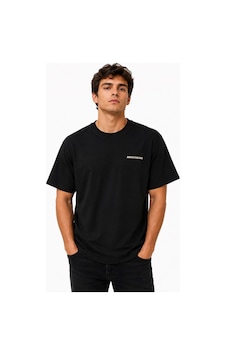 Skechers M Oversize Essential Crewneck Heavy T-shirt S2620191-3817 Erkek Tişort siyah Skechers M Oversize Essential Crewneck Heavy T-shirt S2620191-3817 Erkek Tişort siyah