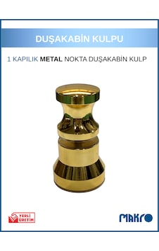 Duşakabin Metal Nokta Kulp Gold Gold Duşakabin Metal Nokta Kulp Gold Gold