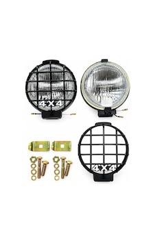 Kafesli Sis Lambası 4x4 Off Road Yuvarlak Beyaz 16cm