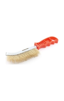 Izeltaş 07416 Kıvrık Uçlu Tel Fırça Plastik Saplı 270Mm