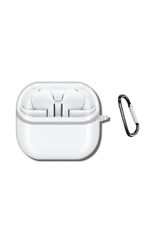 Adige Samsung Galaxy Buds3 Fe Uyumlu Kulaklık Kılıfı Silikon Şeffaf Şeffaf