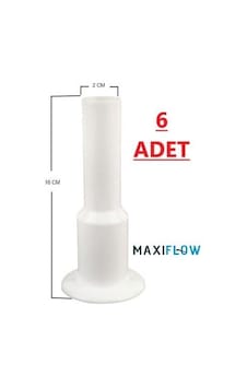 Petek Boru Gizleme Aparatı Beyaz - Boru Gizleyici 6 ADET