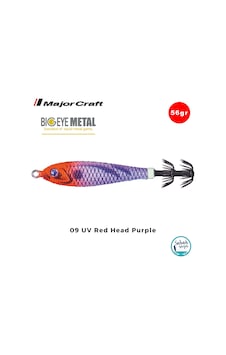 Major Craft Big Eye Metal Kalamar Zokası 56gr BEM-15 #09 UV Red Head Purple Major Craft Big Eye Metal Kalamar Zokası 56gr BEM-15 #09 UV Red Head Purple