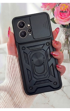 Fibaks Redmi Note 12 Uyumlu Kılıf Kamera Korumalı Sürgülü Yüzüklü Armor Military Tank Koruyucu Kapak Fibaks Redmi Note 12 Uyumlu Kılıf Kamera Korumalı Sürgülü Yüzüklü Armor Military Tank Koruyucu Kapak