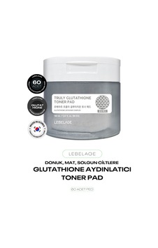 Aydınlatıcı Glutatyon İçeren Tonikli Ped Truly Glutathione Toner Pad 60 Adet Aydınlatıcı Glutatyon İçeren Tonikli Ped Truly Glutathione Toner Pad 60 Adet