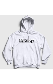 Presmono Unisex Logo Katatonia Kapüşonlu Sweatshirt Beyaz Presmono Unisex Logo Katatonia Kapüşonlu Sweatshirt Beyaz