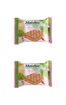 Matchıco Matcha Chocolate Strawberry Gofret 32gr X2 Matchıco Matcha Chocolate Strawberry Gofret 32gr X2