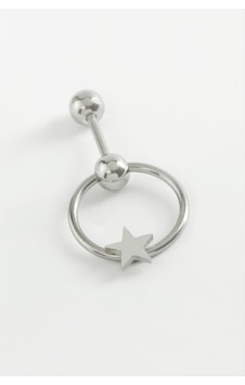 Yıldız - 584 - Çelik Piercing 1 Adet - Glblseme - Gümüş Rengi Yıldız - 584 - Çelik Piercing 1 Adet - Glblseme - Gümüş Rengi