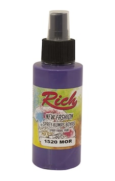 Spray Kumaş Boyası Mor Çok Renkli Spray Kumaş Boyası Mor Çok Renkli