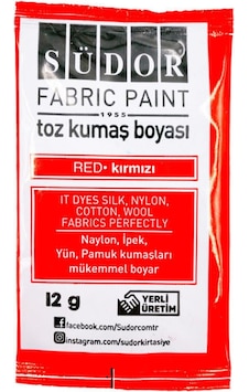 Südor Toz Kumaş Boyası Kırmızı