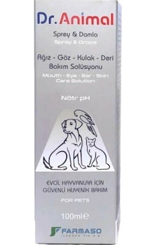 Dr. Animal Health Kedi Göz - Kulak - Ağız Bakım Solüsyonu 100 ML Dr. Animal Health Kedi Göz - Kulak - Ağız Bakım Solüsyonu 100 ML