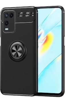 Oppo A54 4g Kılıf Kamera Çıkıntılı Renkli Yüzüklü Standlı Mıknatıslı Kapak Ravel Oppo A54 4g Kılıf Kamera Çıkıntılı Renkli Yüzüklü Standlı Mıknatıslı Kapak Ravel