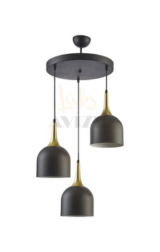 Reına Modern Tasarım Metal Başlık Siyah Renk Sarkıt Cafe - Mutfak 3 Lü Avize Diğer Reına Modern Tasarım Metal Başlık Siyah Renk Sarkıt Cafe - Mutfak 3 Lü Avize Diğer