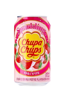 Chupa Chups Sparkling Strawberry Cream Flavour 345 ml Chupa Chups Sparkling Strawberry Cream Flavour 345 ml