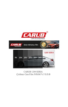 Carub 1200 Serıa Çizilmez Cam Film 50x6m % 5 S.d.black