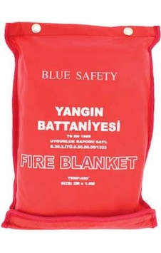 Blue Saffety Yangın Battaniyesi 150X180 Blue Saffety Yangın Battaniyesi 150X180