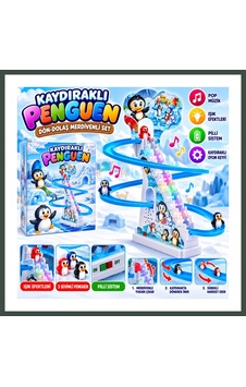 Bezos Dmn2021-4 Kaydıraklı Dön-dolaş Merdivenli Penguen Seti Nhr Çok Renkli Bezos Dmn2021-4 Kaydıraklı Dön-dolaş Merdivenli Penguen Seti Nhr Çok Renkli