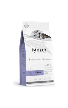 Molly Düşük Tahıllı Hypoallergenic Somonlu Yavru Kedi Maması 15 Kg Molly Düşük Tahıllı Hypoallergenic Somonlu Yavru Kedi Maması 15 Kg