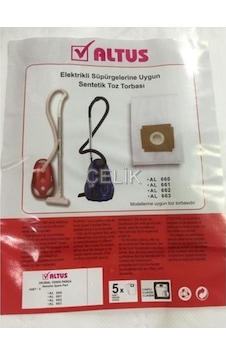 Altus Uyumlu Al660 Süpürge Torbası 5 Adet