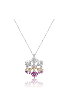 Papatya Silver 925 Ayar Renkli Nano Zirkon Taşlı Rodyum Kaplama Gümüş Kar Tanesi Kolye Papatya Silver 925 Ayar Renkli Nano Zirkon Taşlı Rodyum Kaplama Gümüş Kar Tanesi Kolye