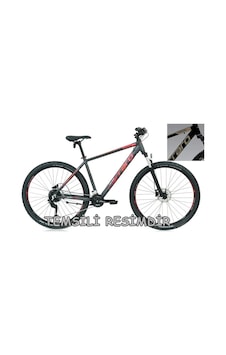 Carraro Force 950 Erkek Dağ Bisikleti 480h Hd 29 Jant 24 Vites Mat Antrasit Gri Kırmızı Çok Renkli