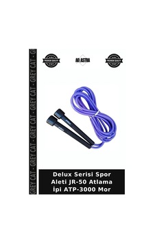Delux Serisi Spor Aleti Jr-50 Atlama İpi Atp-3000 Mor Delux Serisi Spor Aleti Jr-50 Atlama İpi Atp-3000 Mor