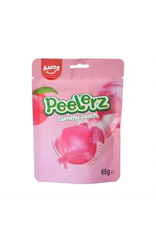 Amos Peelerz Gummy Peach 65g Amos Peelerz Gummy Peach 65g