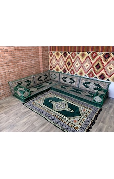 Coton Şark Köşesi Saraylı Desen Minder Takımı 10 Parça Coton Şark Köşesi Saraylı Desen Minder Takımı 10 Parça