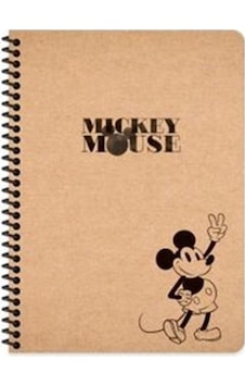 Mickey Mouse 16x22 Cm Çizgisiz Defter Beyaz Sayfa Kraft Kapak 80 Sayfa K3 Mickey Mouse 16x22 Cm Çizgisiz Defter Beyaz Sayfa Kraft Kapak 80 Sayfa K3