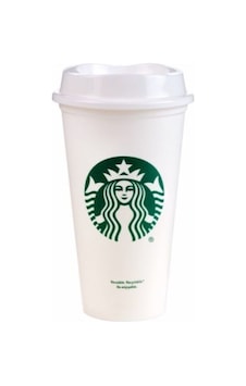 Starbucks Yeniden Kullanılabilir Bardak Beyaz Starbucks Yeniden Kullanılabilir Bardak Beyaz