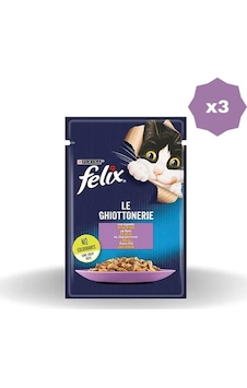 Felix Kedi Yaş Mama Kuzu Etli 85 Gr - 3 Adet Felix Kedi Yaş Mama Kuzu Etli 85 Gr - 3 Adet