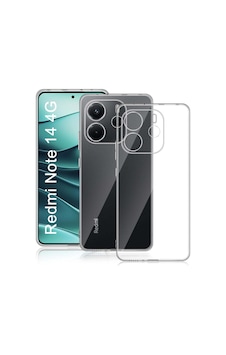 Fibaks Redmi Note 14 4G Uyumlu Kılıf Kamera Korumalı Şeffaf Ultra Ince Esnek Renksiz Silikon Kapak Fibaks Redmi Note 14 4G Uyumlu Kılıf Kamera Korumalı Şeffaf Ultra Ince Esnek Renksiz Silikon Kapak
