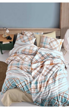 Cotton Life Nero Hardal Tek Kişilik Nevresim Takımı