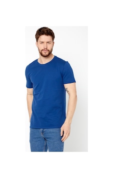 Mmetalic Erkek Siyah %100 Pamuk T- Shirt Regular Fit Rahat Kesim Bisiklet Yaka Basic Tişört İndigo Mmetalic Erkek Siyah %100 Pamuk T- Shirt Regular Fit Rahat Kesim Bisiklet Yaka Basic Tişört İndigo